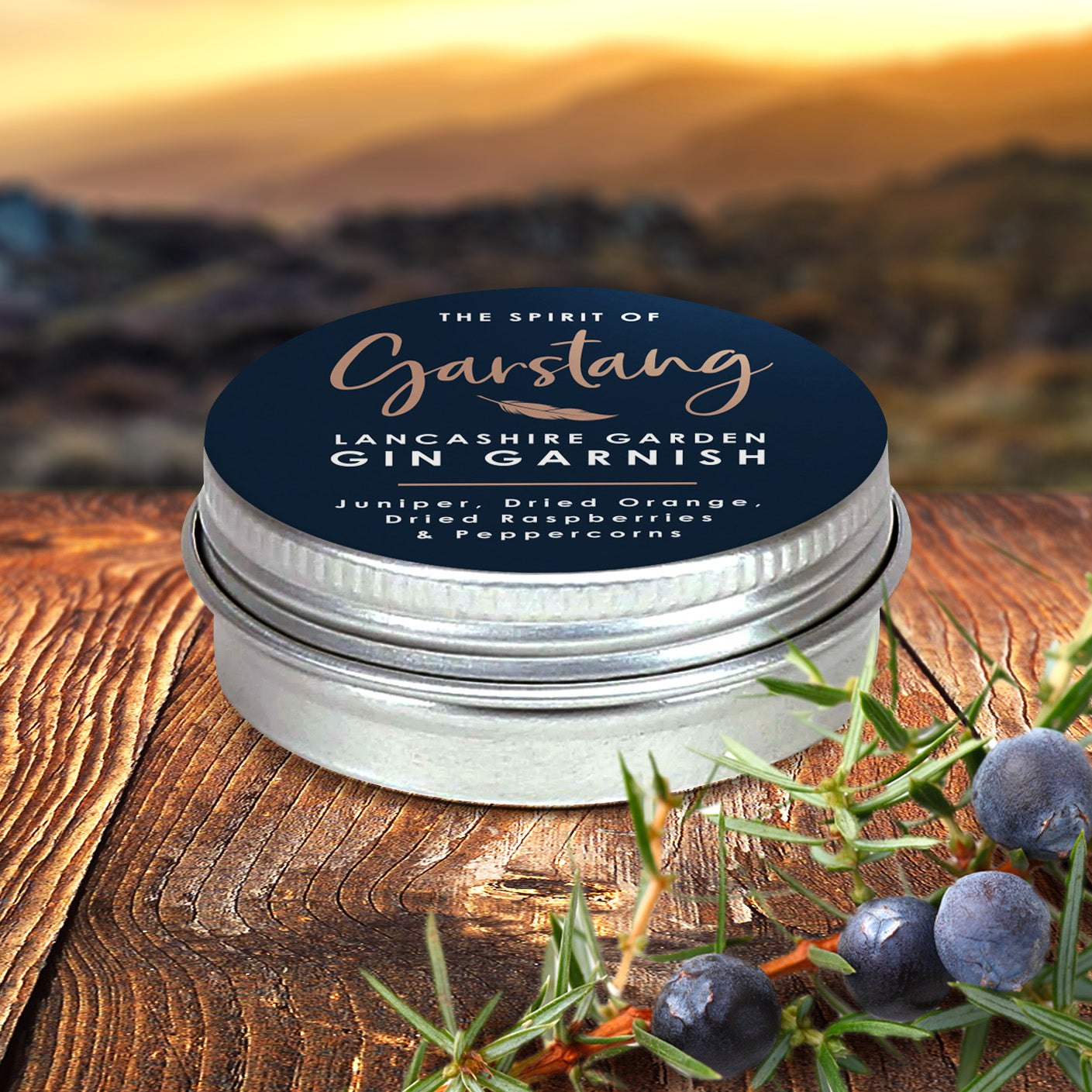 Spirit of Garstang Gin Garnish